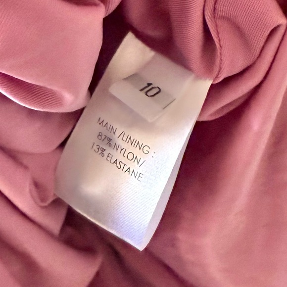 ALEX PERRY Tinley Strass Crystal Embellished Twist Dress Pink Sz 10 AU/6 US - Picture 8 of 9